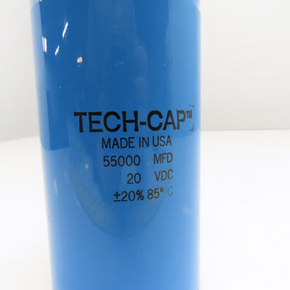 Tech-Cap 55000MFD 20VDC +/-20% 85°C Capacitor