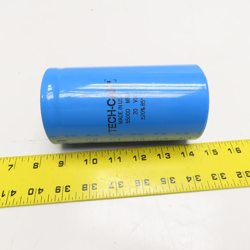 Tech-Cap 55000MFD 20VDC +/-20% 85°C Capacitor