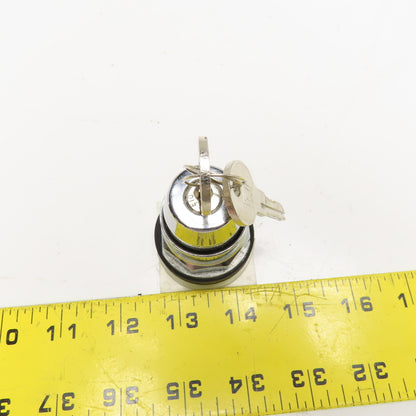 Square D 65097-049-01 2 Position Spring Return Keyed Switch Body