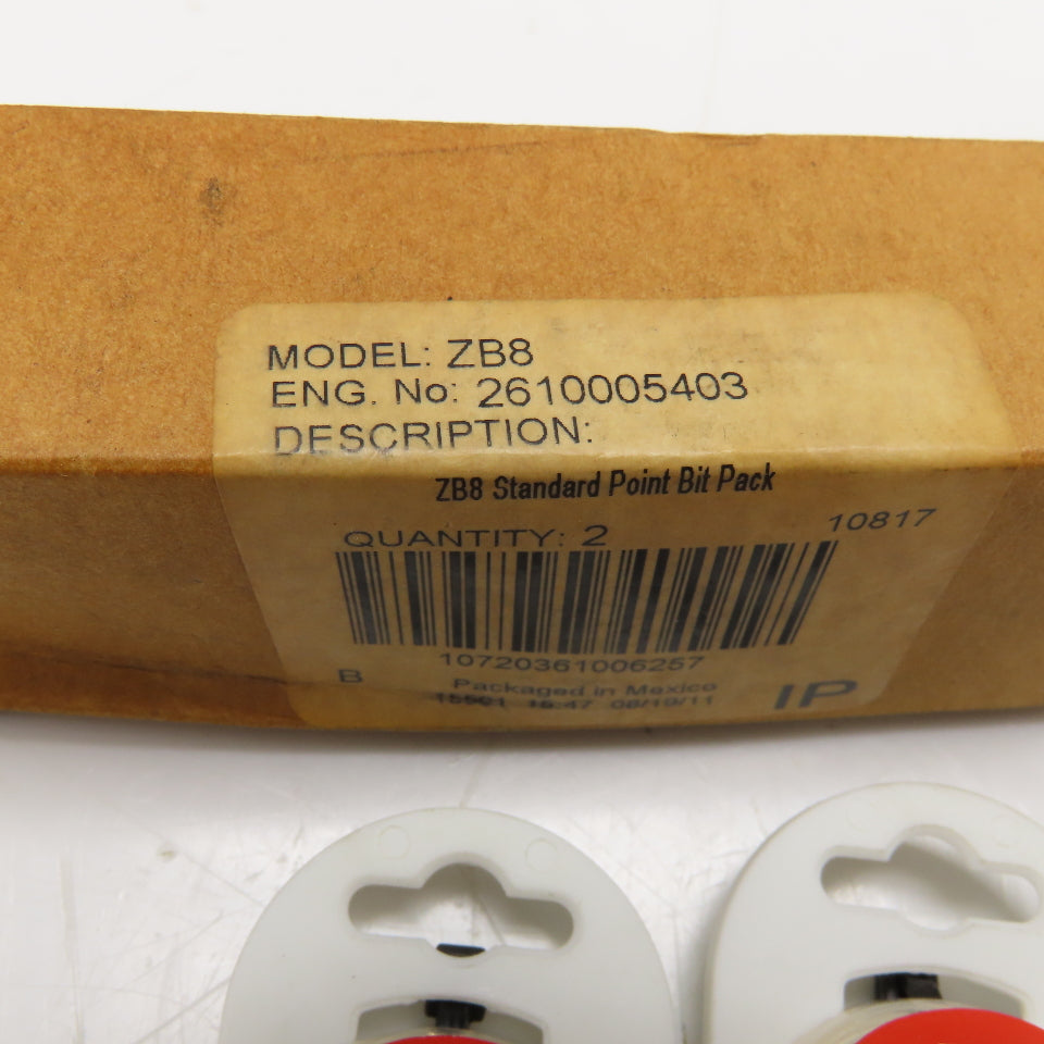 RotoZip ZB8 1/8" Jobber Standard Point Drywall Zip Bit Lot Of 16