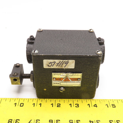 Cline Systems C0-D708 2 Position Rotary Limit Switch 600V AC/DC