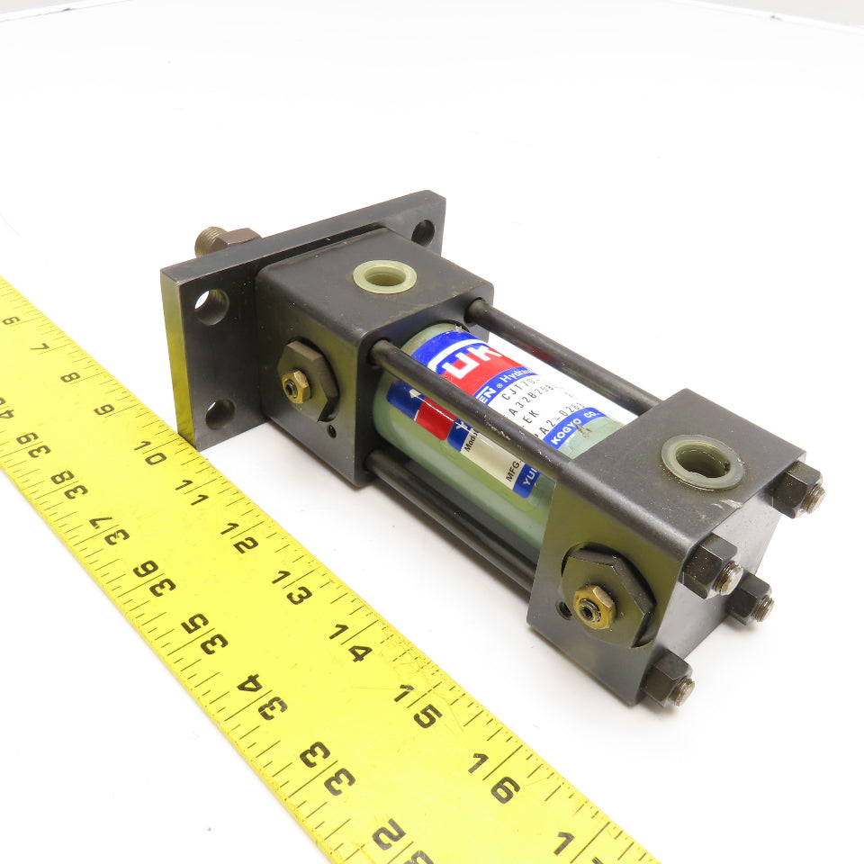 Yuken CJT70-FA32B25B-ABB 32mm Bore 25mm Stroke Double Acting Hydraulic Cylinder