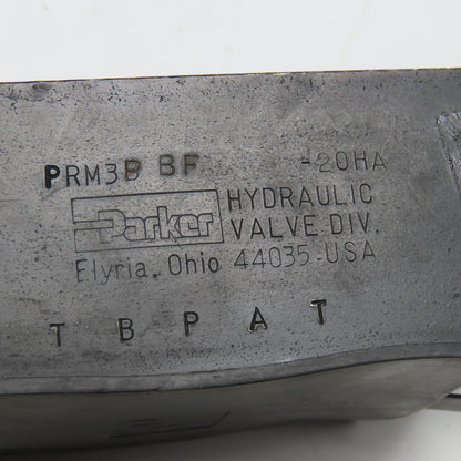 Parker PRM3B BF -20HA Hydraulic Pressure Regulator Sandwich Valve