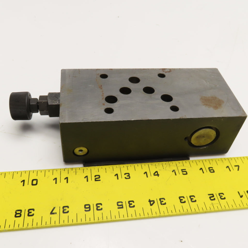 Parker PRM3B BF -20HA Hydraulic Pressure Regulator Sandwich Valve