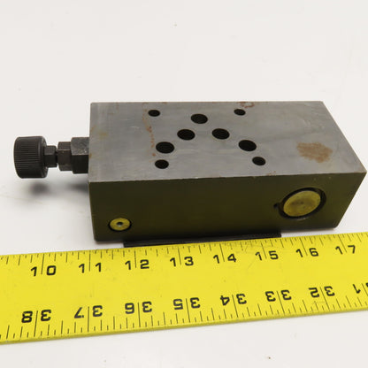 Parker PRM3B BF -20HA Hydraulic Pressure Regulator Sandwich Valve