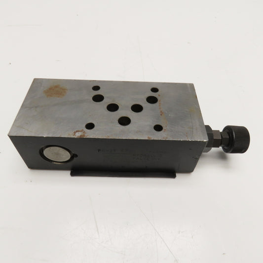 Parker PRM3B BF -20HA Hydraulic Pressure Regulator Sandwich Valve