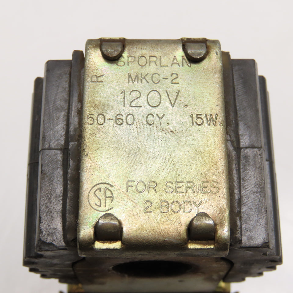 Sporlan MKC-2 120V 50/60Hz Coil Only For Series 2 Body Valves