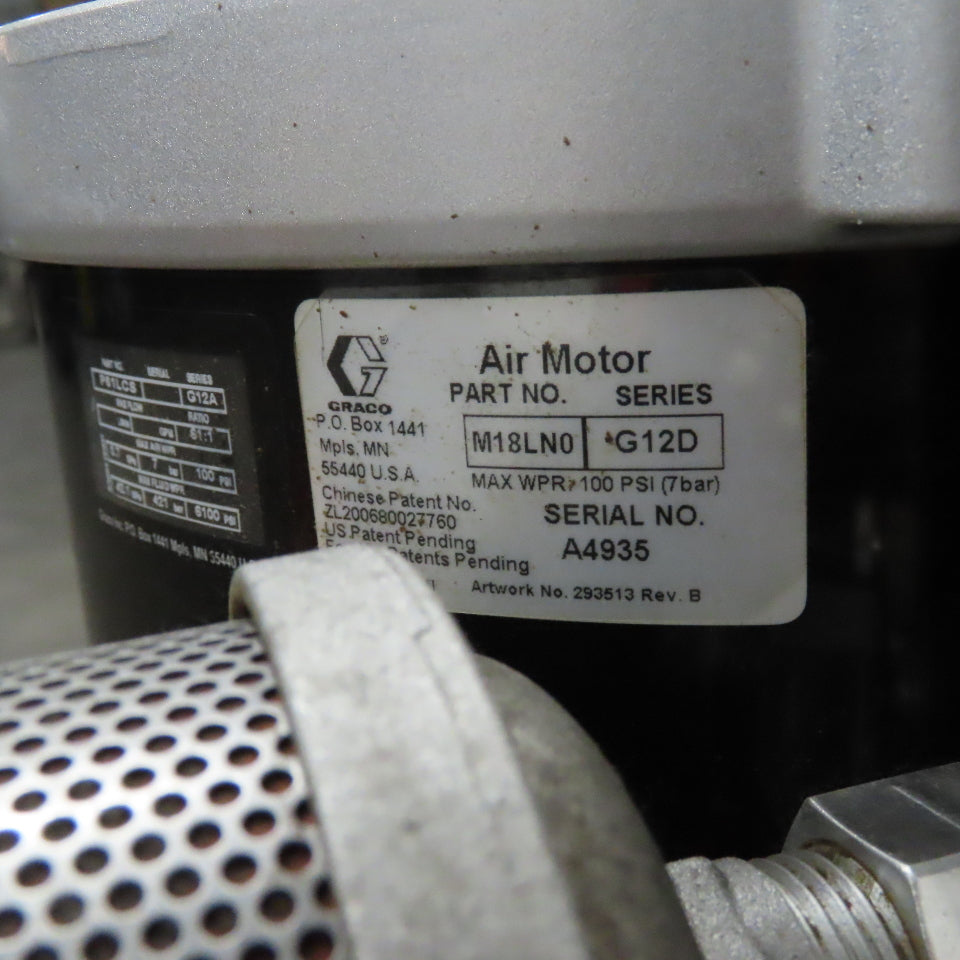 Graco CM9A1B C61 Check-Mate 61:1 Ratio Bucket Unloader Pump