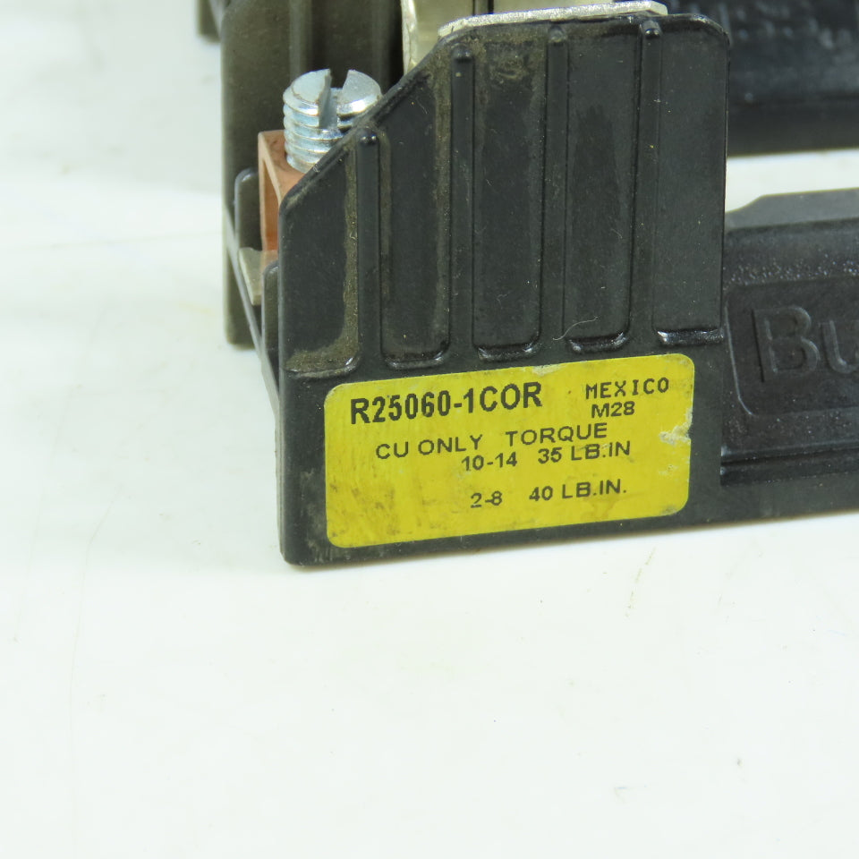 Bussmann R25060-1COR Fuse Holder 60A 250V 1-Pole Class R Lot Of 20