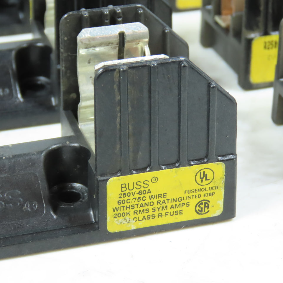 Bussmann R25060-1COR Fuse Holder 60A 250V 1-Pole Class R Lot Of 20