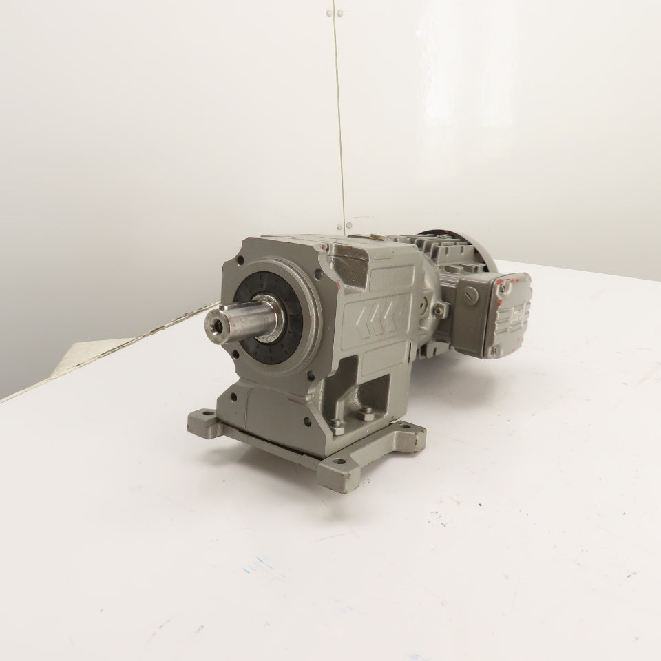 Watt HG 60A 3A 80-06E TH TF 0.5HP Inline Gear Motor 20RPM 173Nm 230/460V 3Ph