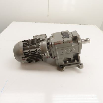 Watt HG 60A 3A 80-06E TH TF 0.5HP Inline Gear Motor 20RPM 173Nm 230/460V 3Ph