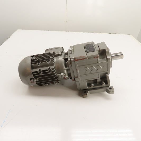 Watt HG 60A 3A 80-06E TH TF 0.5HP Inline Gear Motor 20RPM 173Nm 230/460V 3Ph