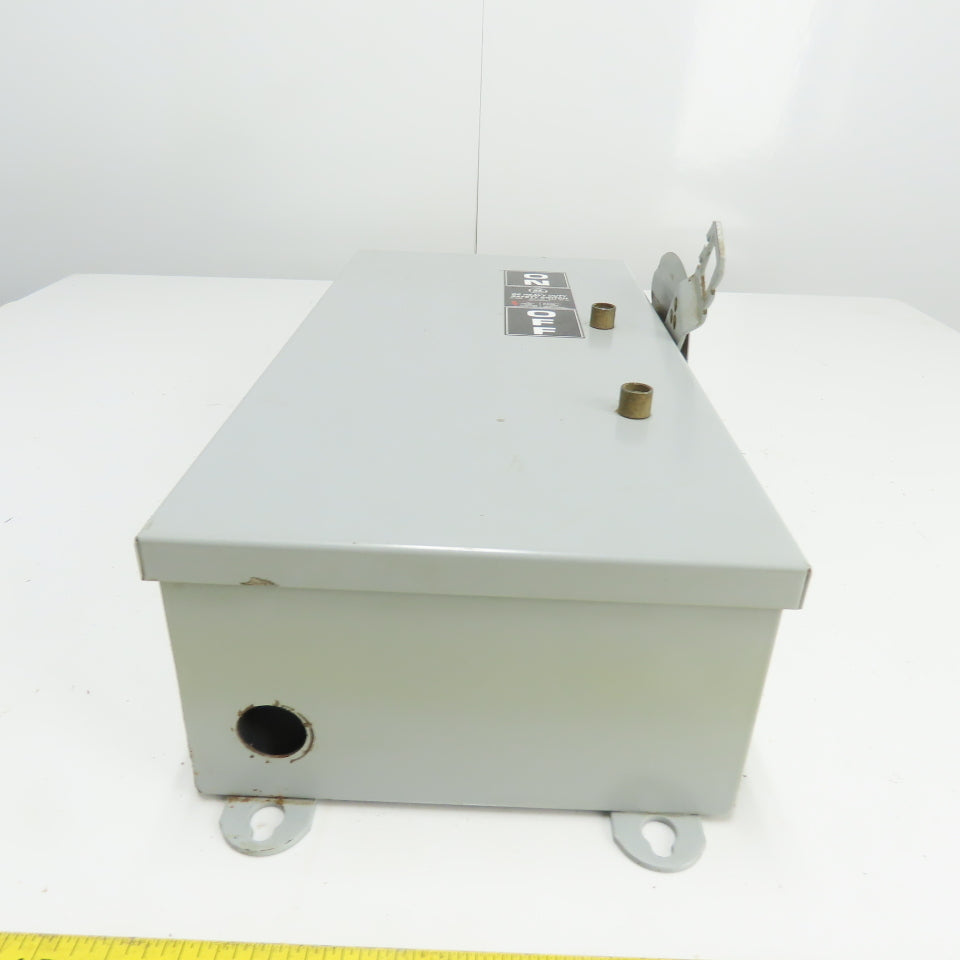 General Electric TH3362J 60A 3-Pole Non-Fusible Safety Disconnect Switch 600VAC