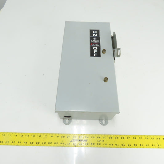 General Electric TH3362J 60A 3-Pole Non-Fusible Safety Disconnect Switch 600VAC