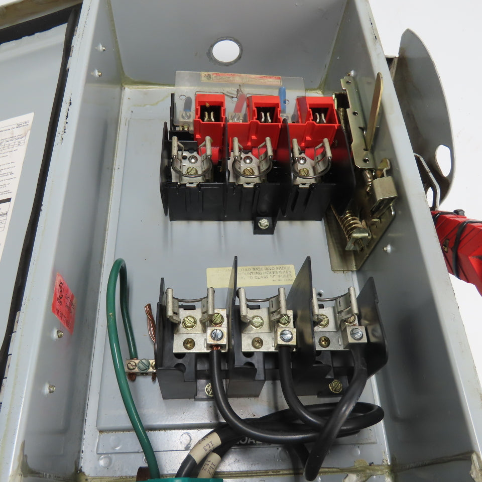 Siemens HF362J 60A 3-Pole Fusible Heavy Duty Safety Disconnect Switch 600VAC