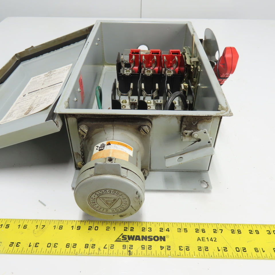 Siemens HF362J 60A 3-Pole Fusible Heavy Duty Safety Disconnect Switch 600VAC