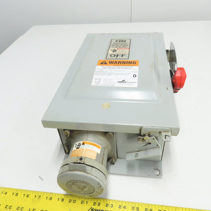 Siemens HF362J 60A 3-Pole Fusible Heavy Duty Safety Disconnect Switch 600VAC