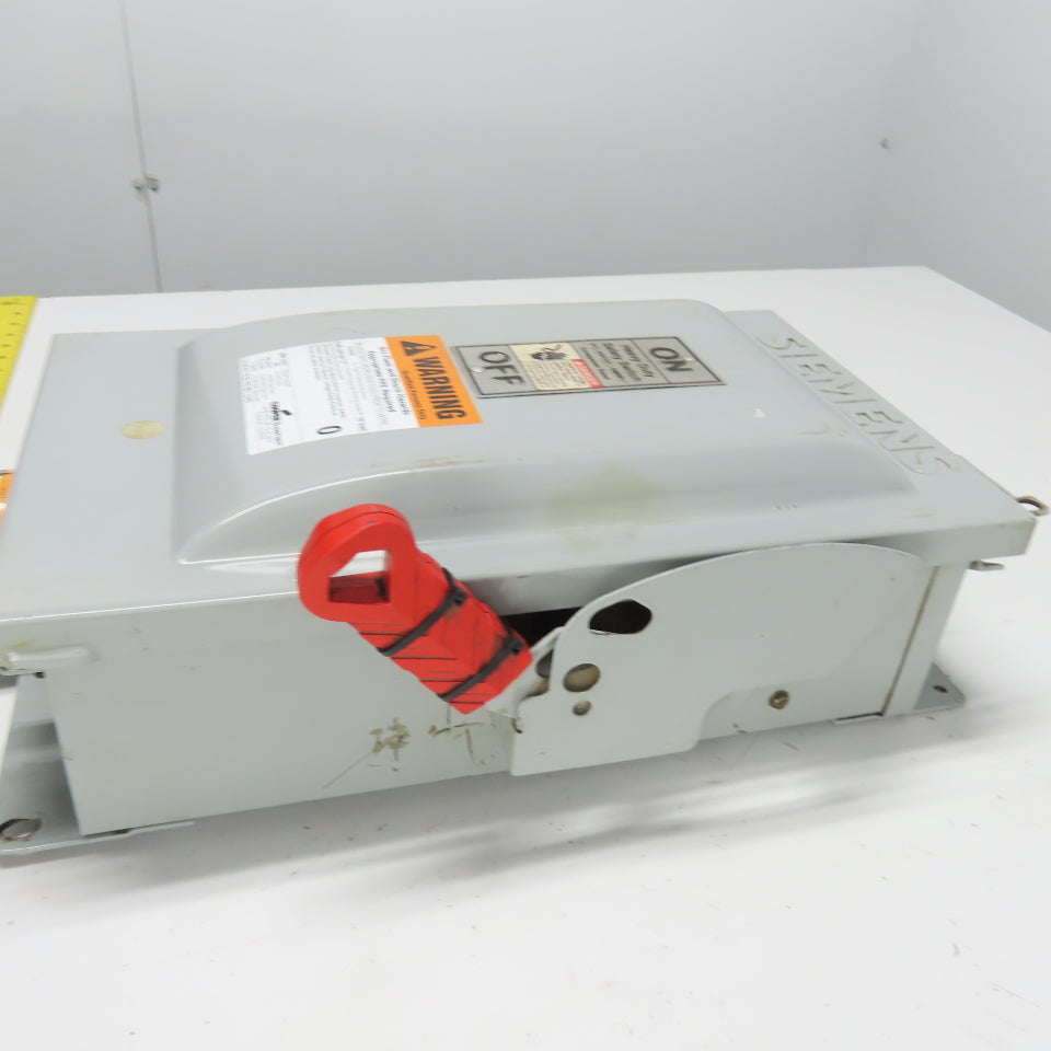 Siemens HF362J 60A 3-Pole Fusible Heavy Duty Safety Disconnect Switch 600VAC