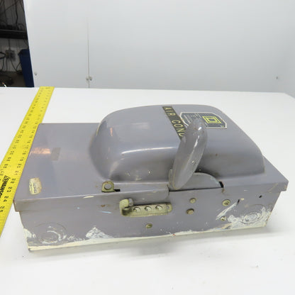 Square D A86342 60A 3-Pole Fusible Safety Disconnect Switch 600VAC