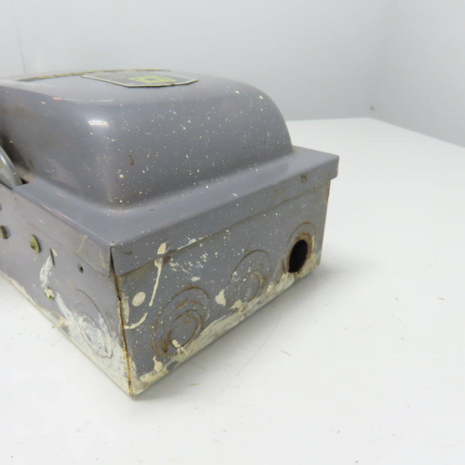 Square D A86342 60A 3-Pole Fusible Safety Disconnect Switch 600VAC