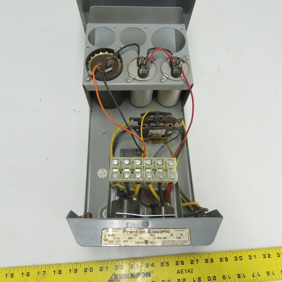 Franklin Electric 2821139310 5HP 230V 60Hz 1Ph Deluxe Motor Control Box 27.5 Max