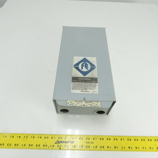 Franklin Electric 2821139310 5HP 230V 60Hz 1Ph Deluxe Motor Control Box 27.5 Max