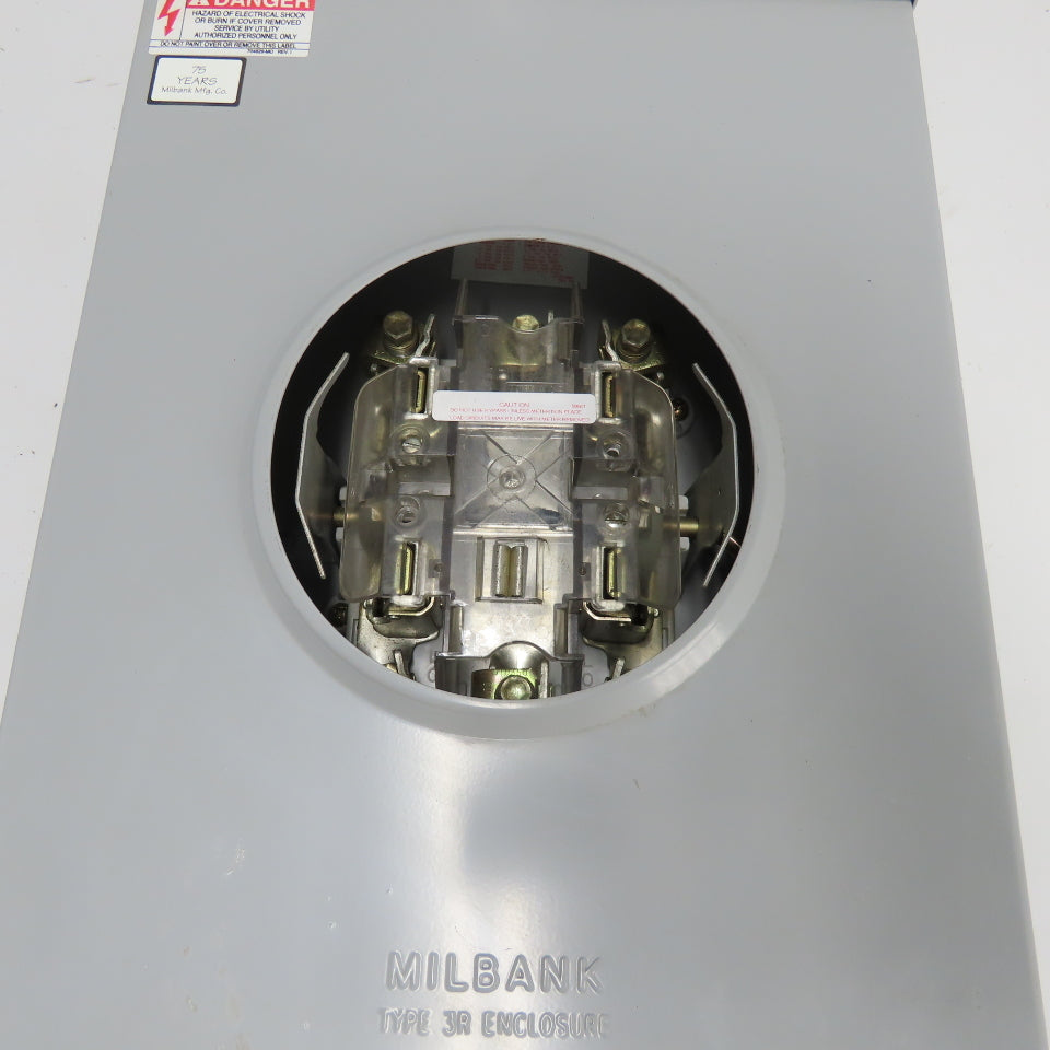 Milbank U9701-RRL-QG-HSP Type 3R Enclosure Meter Socket