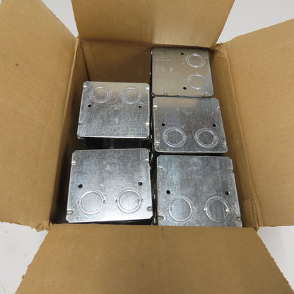 Crouse-Hinds TP693 4-Gang Masonry Box 3-1/2" Deep 1/2"-3/4" Concentric KOs Lot/5