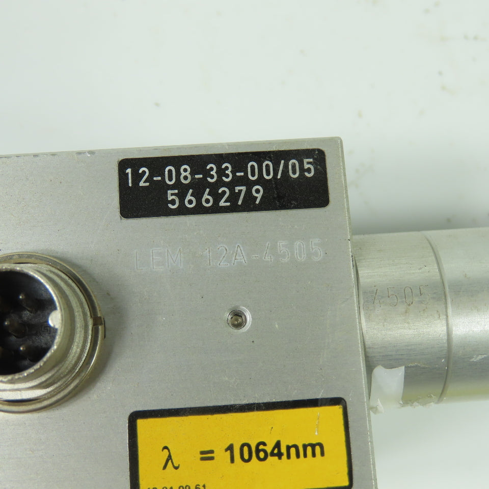 Trumpf 566279 12-08-33-00/05 Laser Measuring Sensor Module 1064nm LEM 12A-4505