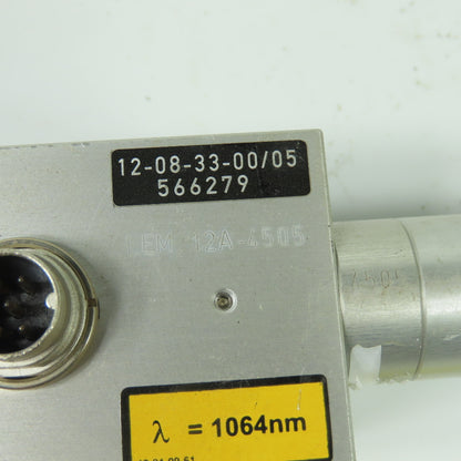 Trumpf 566279 12-08-33-00/05 Laser Measuring Sensor Module 1064nm LEM 12A-4505