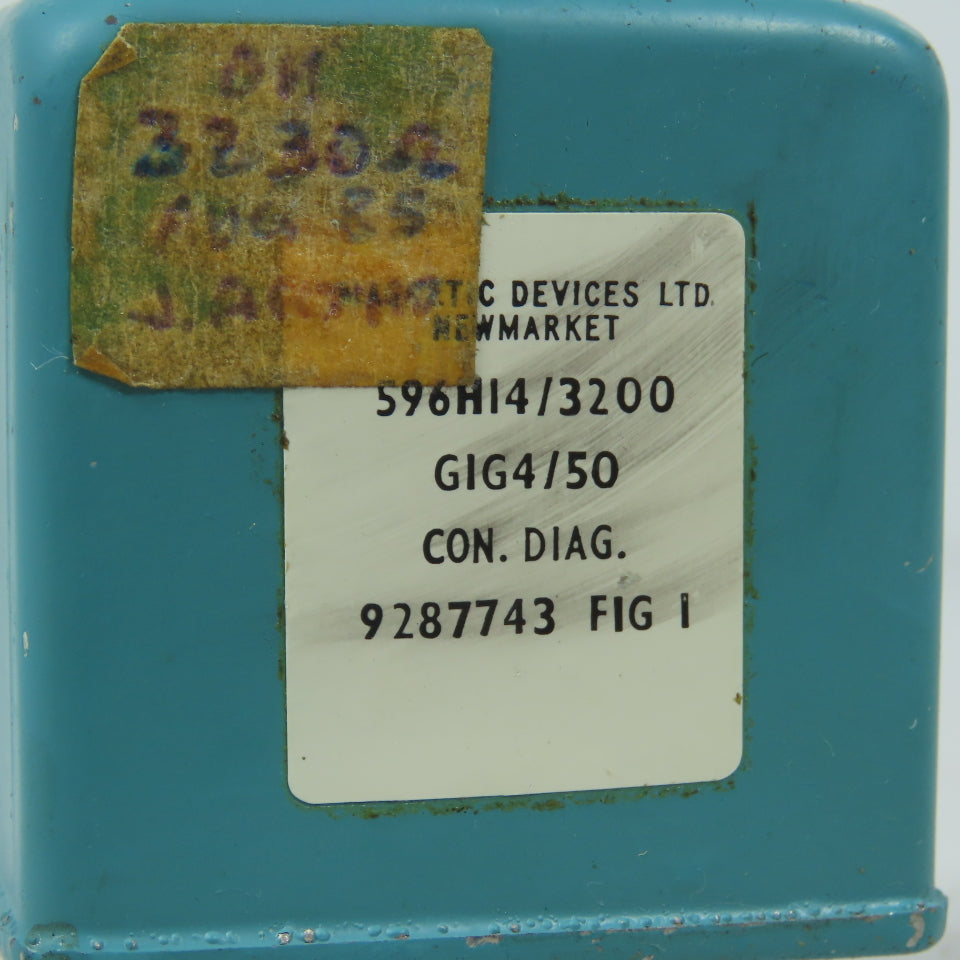 Pye Electro-Devices 596H14/3200 GIG4/50 14-Pin Plug-In Industrial Relay