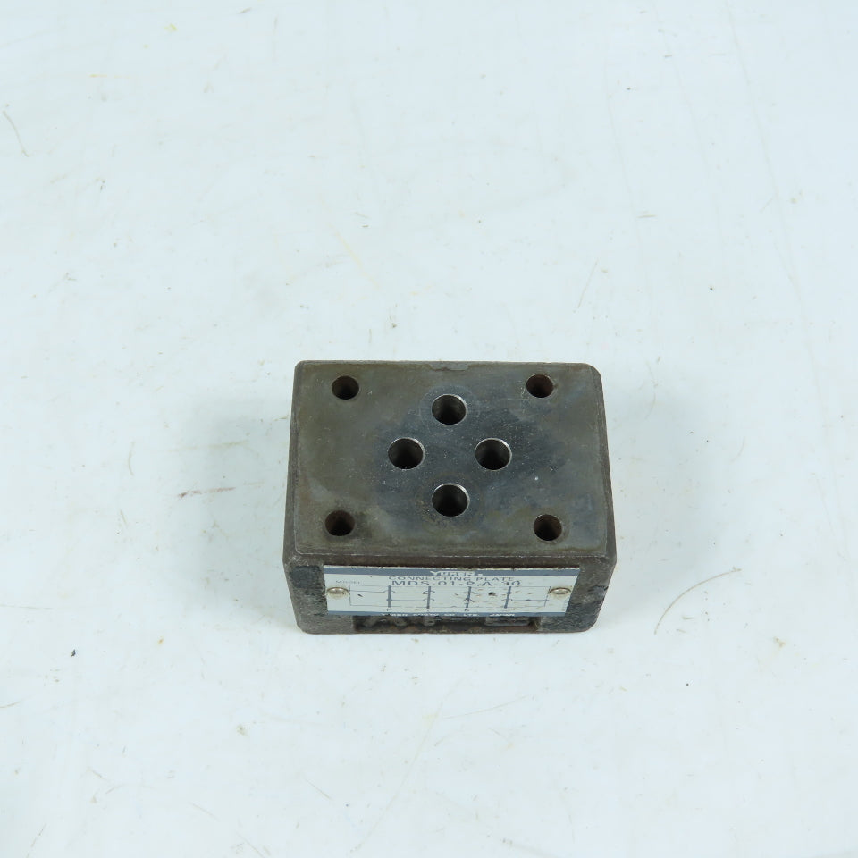 Yuken MDS-01-P.A-30 Connecting Plate Series 30 Modular Valve Subplate