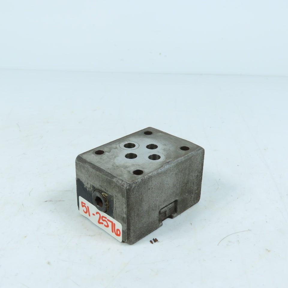 Yuken MDS-01-P.A-30 Connecting Plate Series 30 Modular Valve Subplate