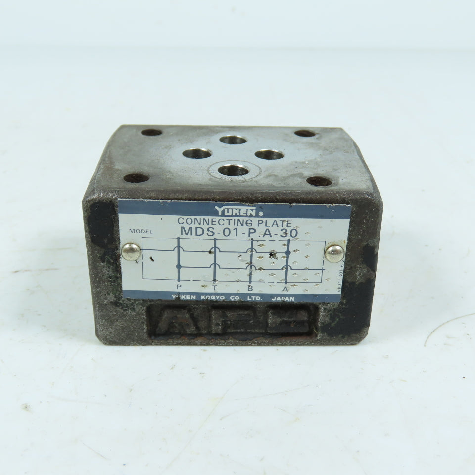 Yuken MDS-01-P.A-30 Connecting Plate Series 30 Modular Valve Subplate