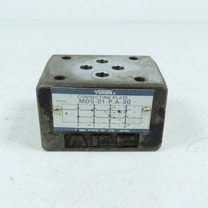 Yuken MDS-01-P.A-30 Connecting Plate Series 30 Modular Valve Subplate