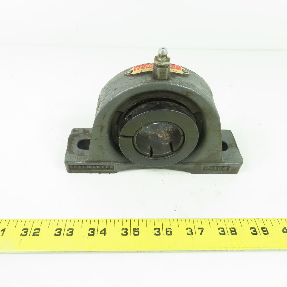 Sealmaster NP-23T 1-7/16" Bore 2-Bolt Pillow Block Bearing