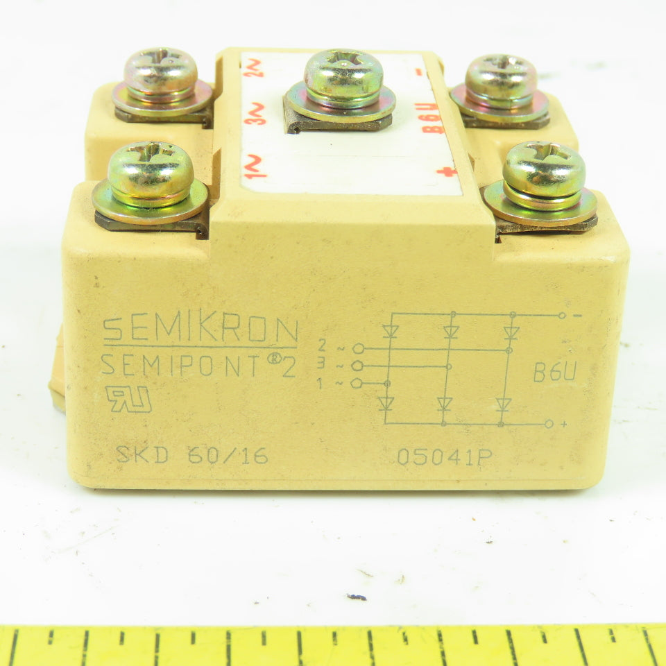 Semikron SKD 60/16 3Ph Bridge Rectifier 1600V 60A