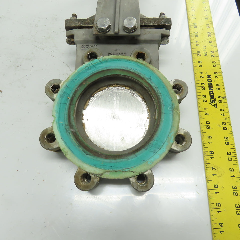 ITT Fabri-Valve C37S316 4" Stainless Steel Knife Gate Valve 150 CWP