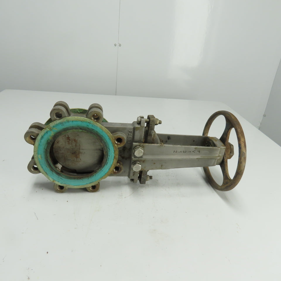 ITT Fabri-Valve C37S316 4" Stainless Steel Knife Gate Valve 150 CWP