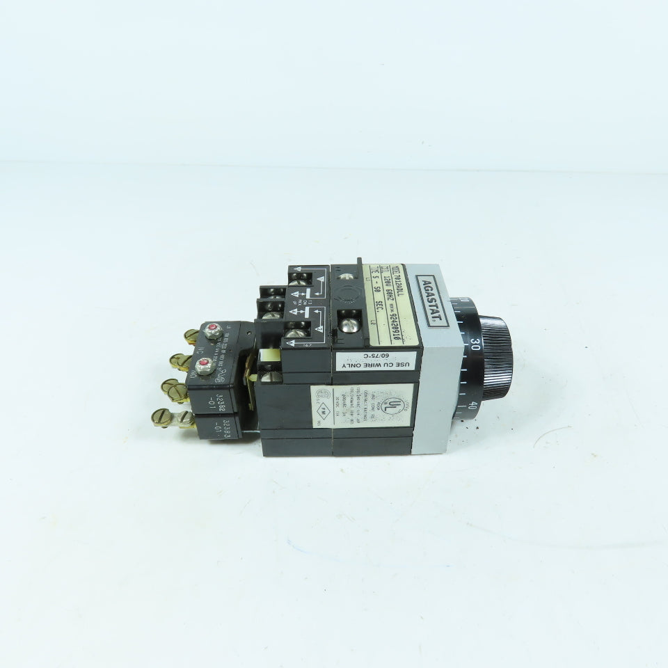 Agastat 7012ADLL Timing Relay 120V Coil 5-50s On-Delay