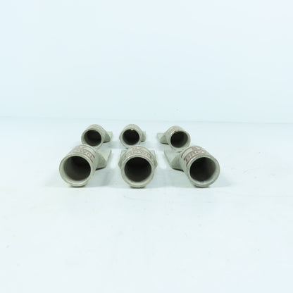 Thomas & Betts 500 MCM Copper Compression Lugs 2-Hole Brown 87 Lot Of 6
