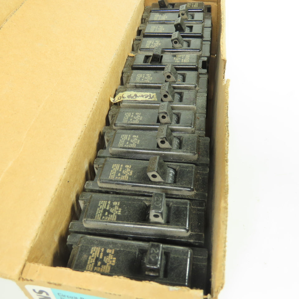 Siemens Q220 20A 120/240V 1-Pole Type QP Circuit Breaker Lot of 12