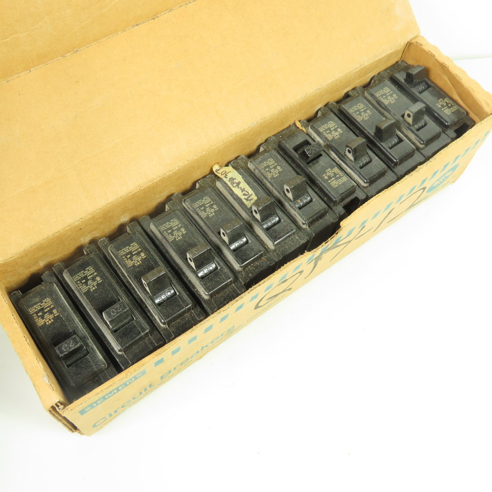 Siemens Q220 20A 120/240V 1-Pole Type QP Circuit Breaker Lot of 12