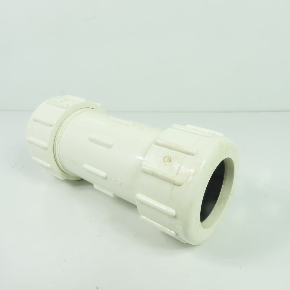 Flo-Control Burbank 1-1/2" IPS PVC Compression Coupling 7" OAL