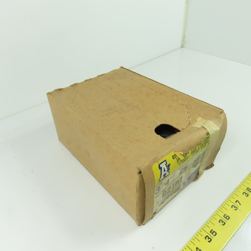 Arlington 821MT 3/4" Zinc Die Cast Liquid Tight Connector Lot of 25