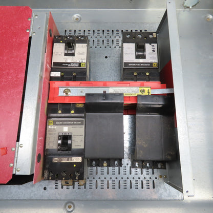 Square D HCM14484 Series E1 HCM 400A I-Line Panel Board 600VAC 3PH 3-Breakers