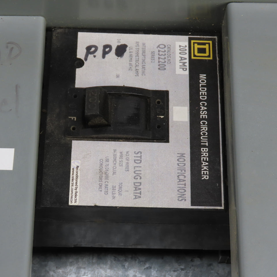 Square D HCM14484 Series E1 HCM 400A I-Line Panel Board 600VAC 3PH 3-Breakers