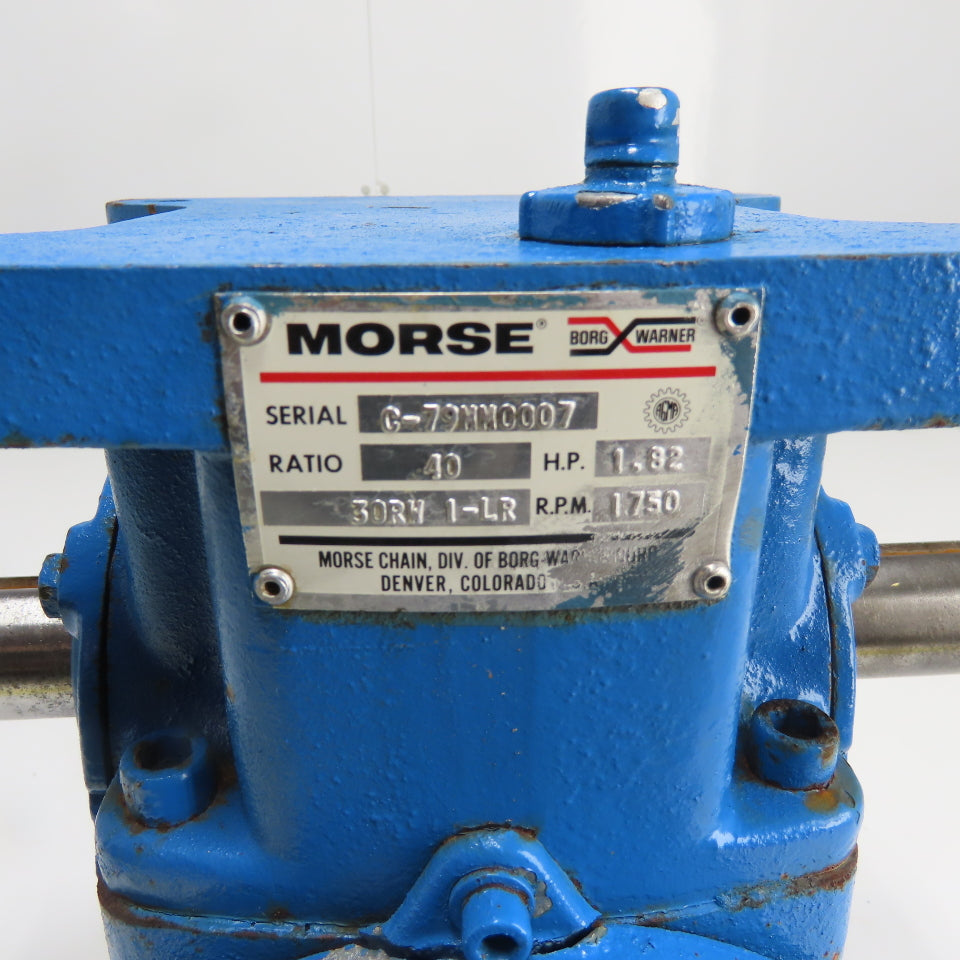 lr gear Morse Borg Warner 30RH 1-LR Gear Reducer 40:1 Ratio 1.32HP 43.75RPM Ou –  Bullseye Industrial Sales
