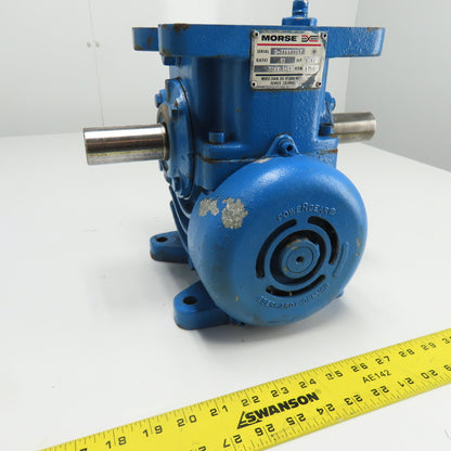 Morse Borg Warner 30RH 1-LR Gear Reducer 40:1 Ratio 1.32HP 43.75RPM Output